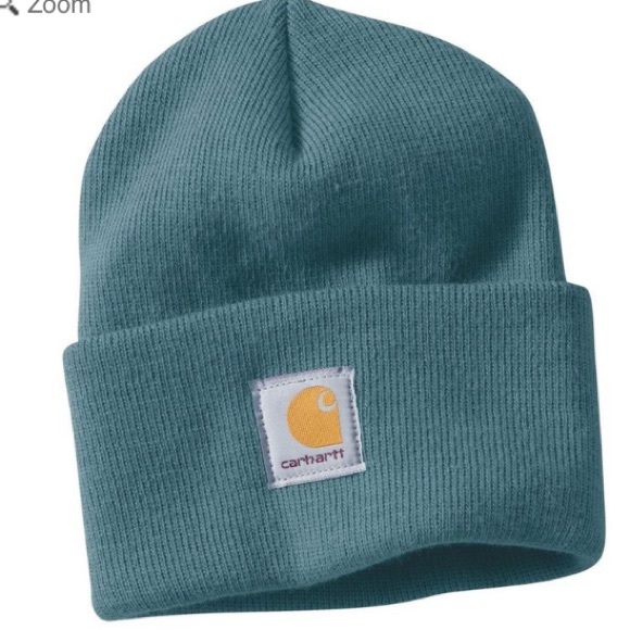 carhartt blue green beanie